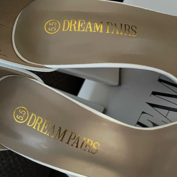 Womens Dream Paris white high heels, brand new size 5 1/2 with dust bag - Picture 6 of 8